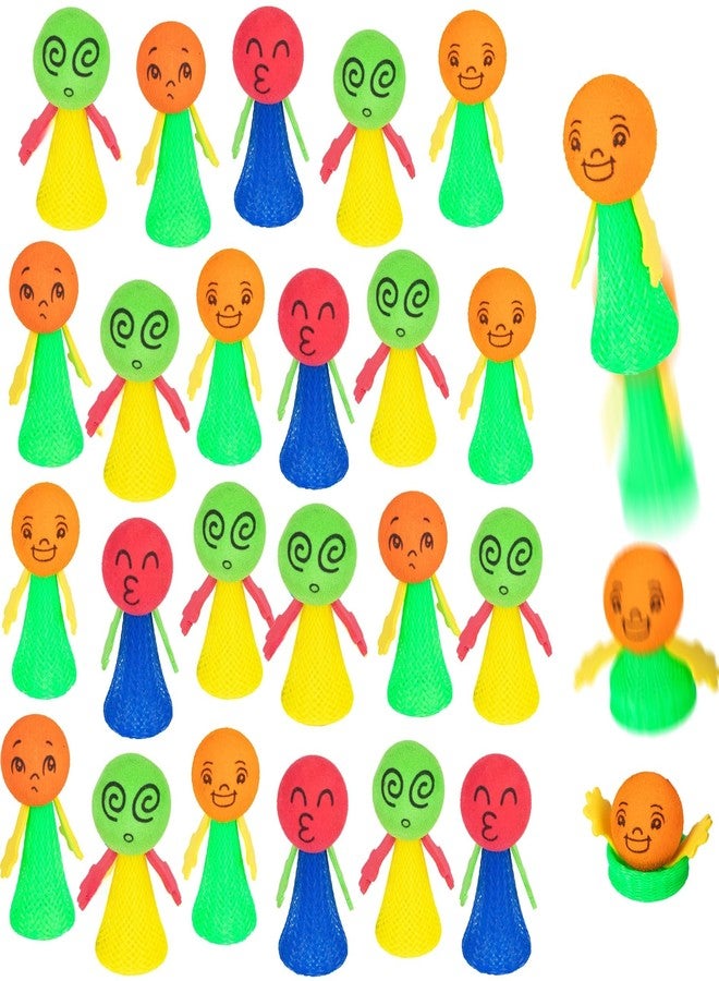 Nbguigdstr 24Pcs Jumping Spring Rockets Launchers Fidget Emoticon Popper Toys for Kids Party Favors,Valentine Day Gifts Birthday Return Gifts,Pinata Goodie Bag Stuffers,Treasure Box Classroom Rewards Prizes - Image 1